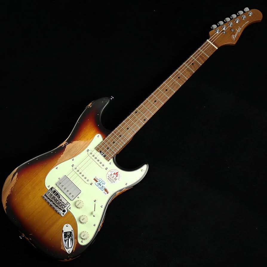 【最終値下げ】Bacchus バッカス　エレキギター Bacchus バッカス BSH-AGED/RSM エレキギター エイジド加工